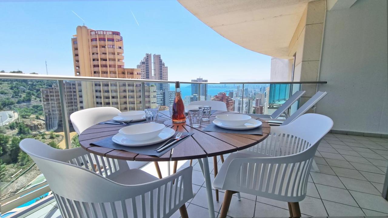 Skyline 9 Apartamento De 2 Dormitorios Soleado Con Terraza Privada Benidorm Dış mekan fotoğraf